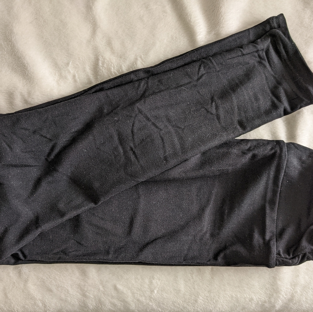 Tween Plain Black LuLaRoe Leggings
